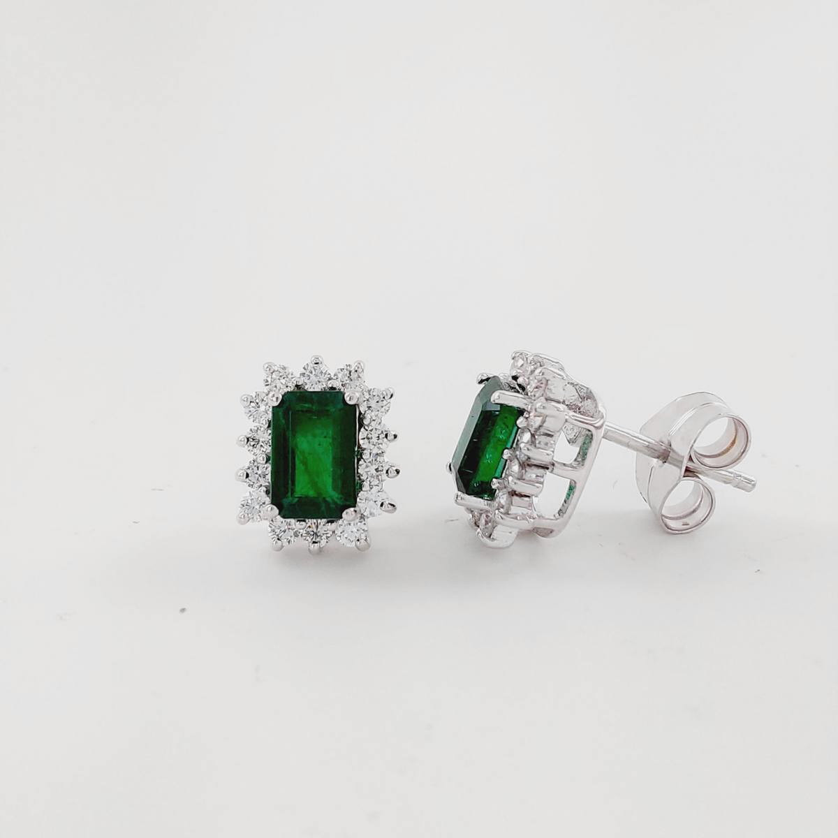 PENDIENTES RUBÍ 1,13 CT Y BRILLANTE 0,42 CT