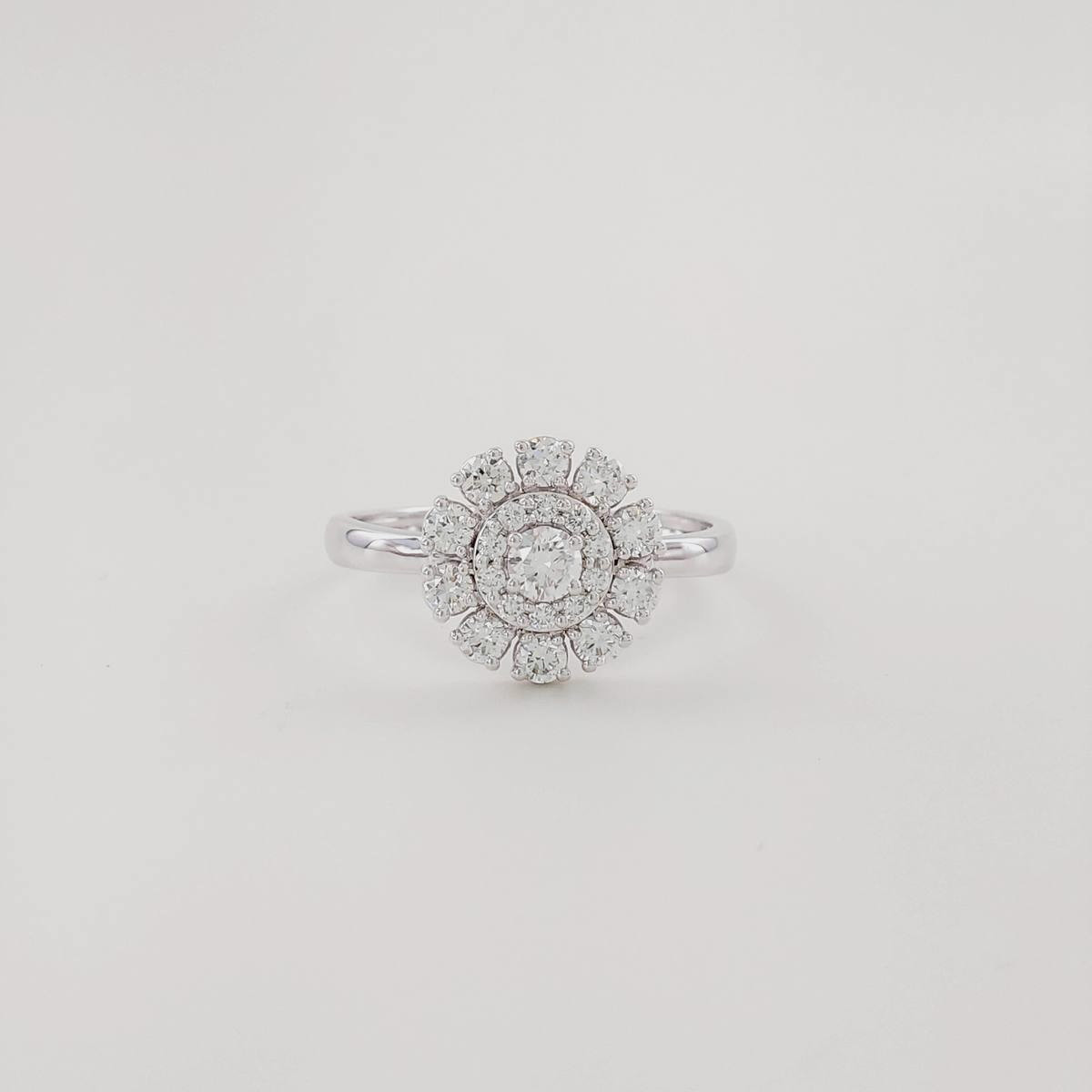 ANILLO BRILLANTES 0,44 CT