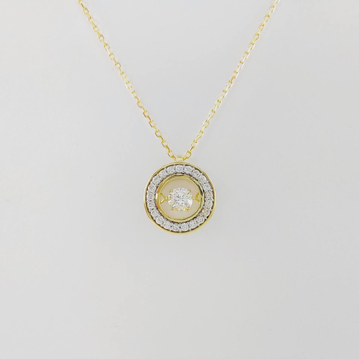 COLGANTE BRILLANTES 0.25 CT MÓVIL