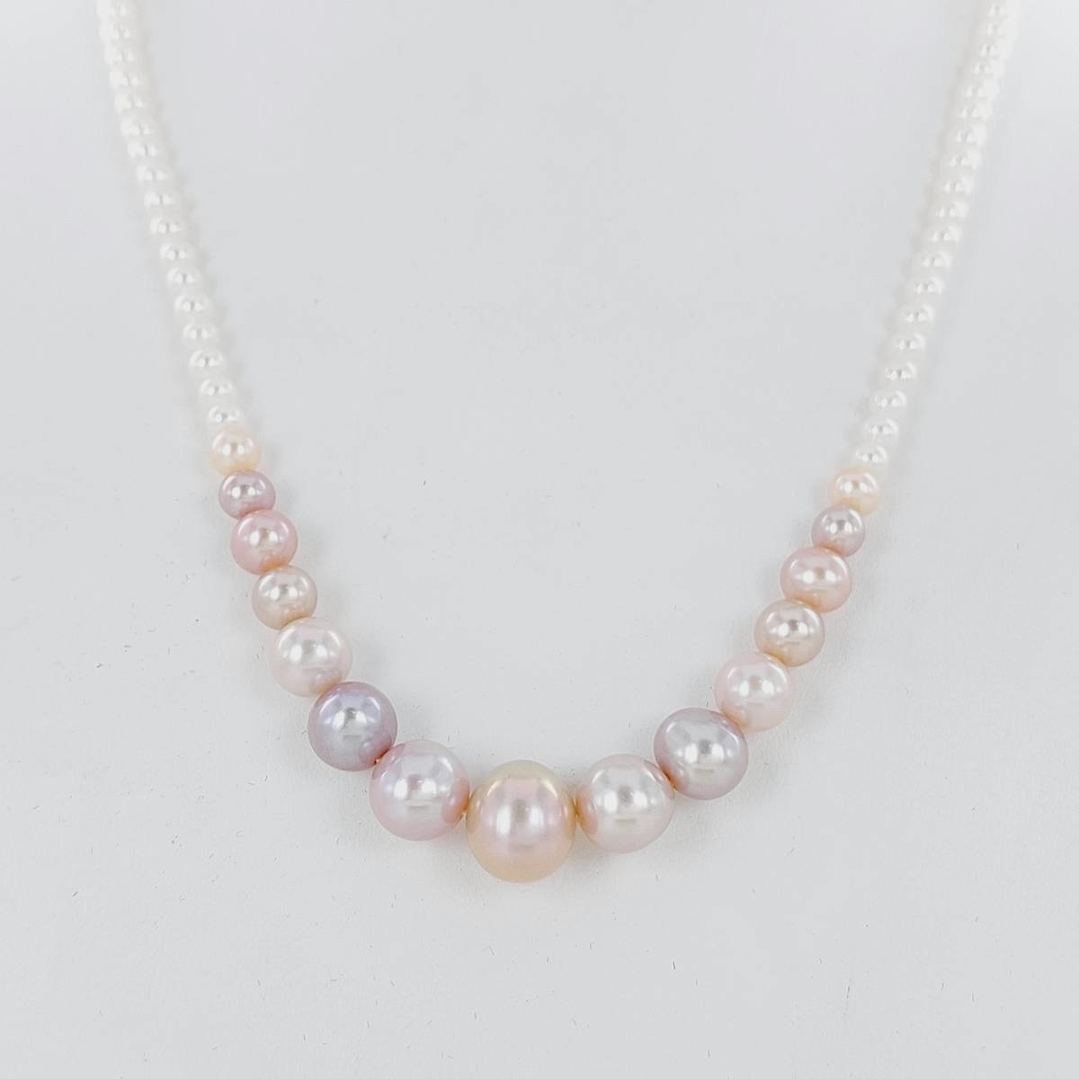 COLLAR PERLAS REDONDAS GRADUADAS